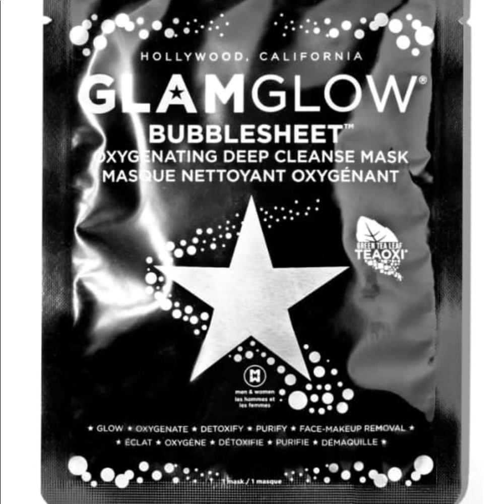 GlamGlow BubbleSheet Deep Cleanse Mask